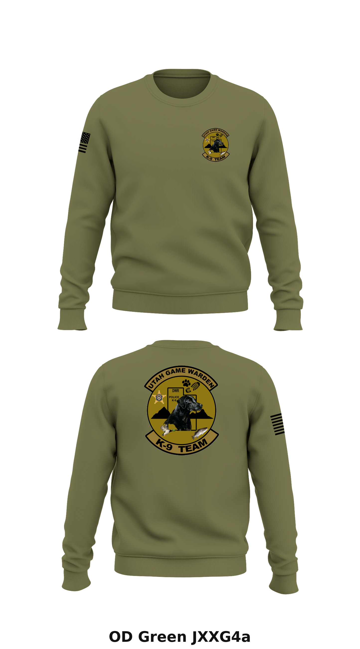 DWR K-9 Unit Store 1 Core Men's Crewneck Performance Sweatshirt - JXXG4a