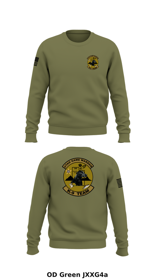 DWR K-9 Unit Store 1 Core Men's Crewneck Performance Sweatshirt - JXXG4a