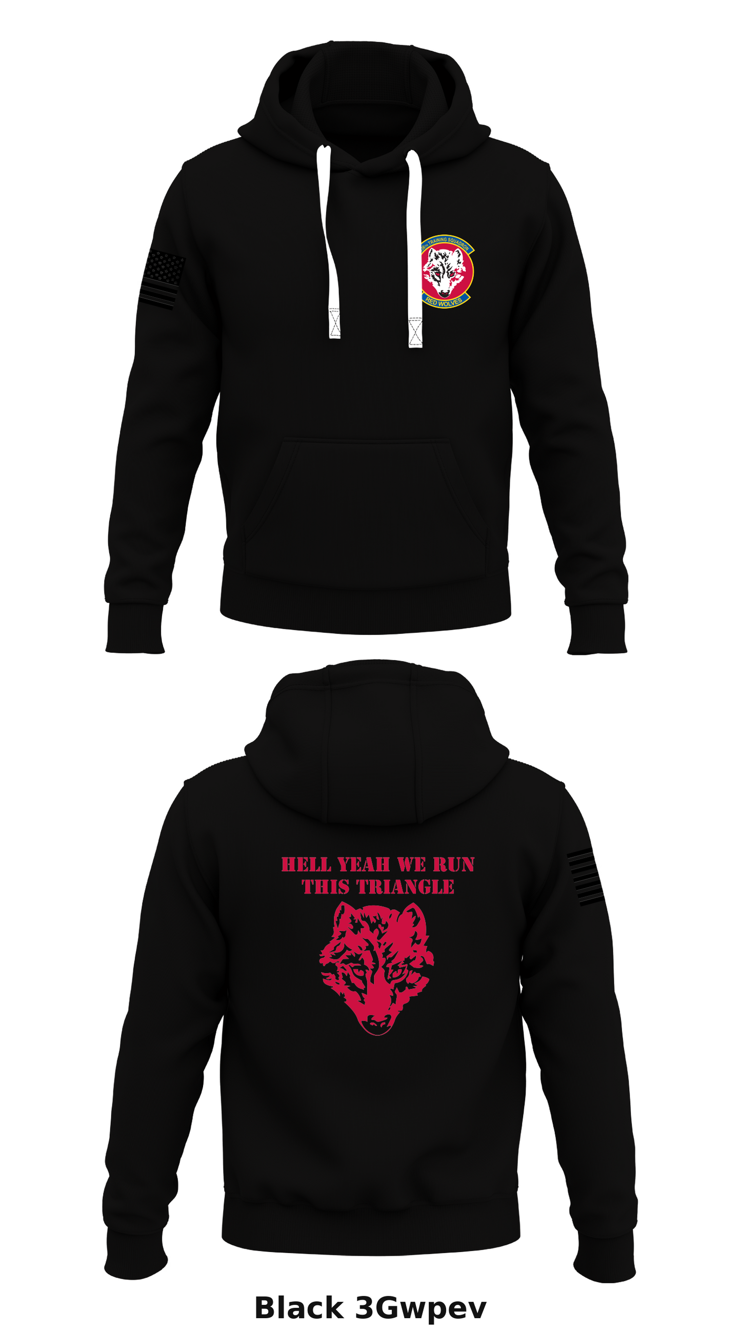 336th red wolves Store 1  Core Men's Hooded Performance Sweatshirt - 3Gwpev