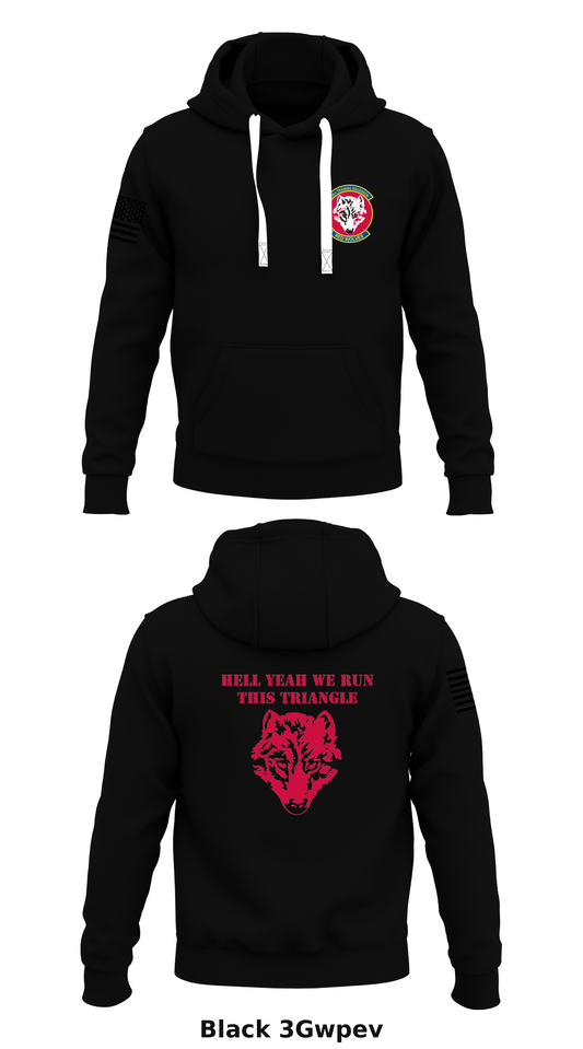336th red wolves Store 1  Core Men's Hooded Performance Sweatshirt - 3Gwpev
