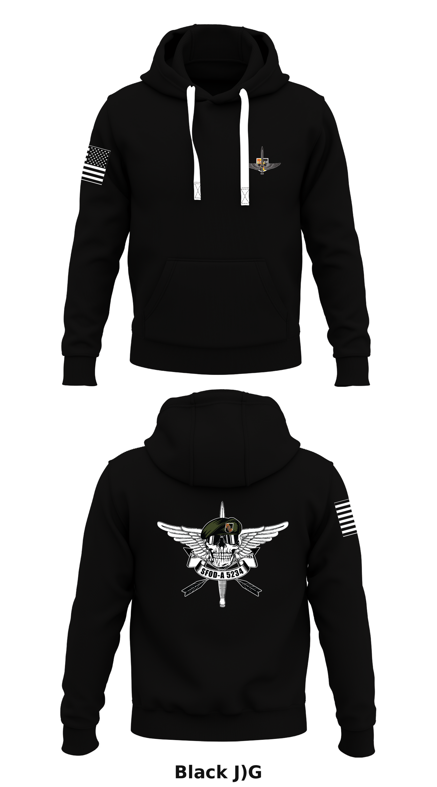 ODA 5234 Store 1  Core Men's Hooded Performance Sweatshirt - J)G