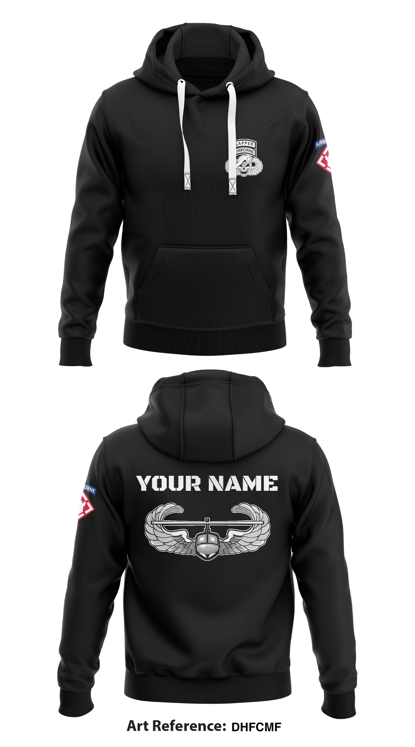 27th Engineer Battalion (C)(A) Store 1  Core Men's Hooded Performance Sweatshirt - DhFCmf