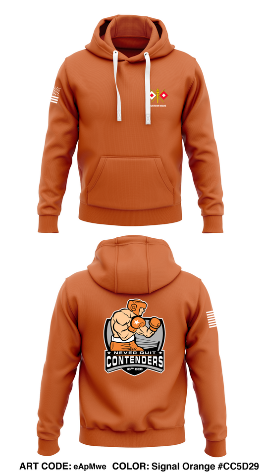 C Co, 16th BEB, 1-1AD Store 1  Core Men's Hooded Performance Sweatshirt - eApMwe