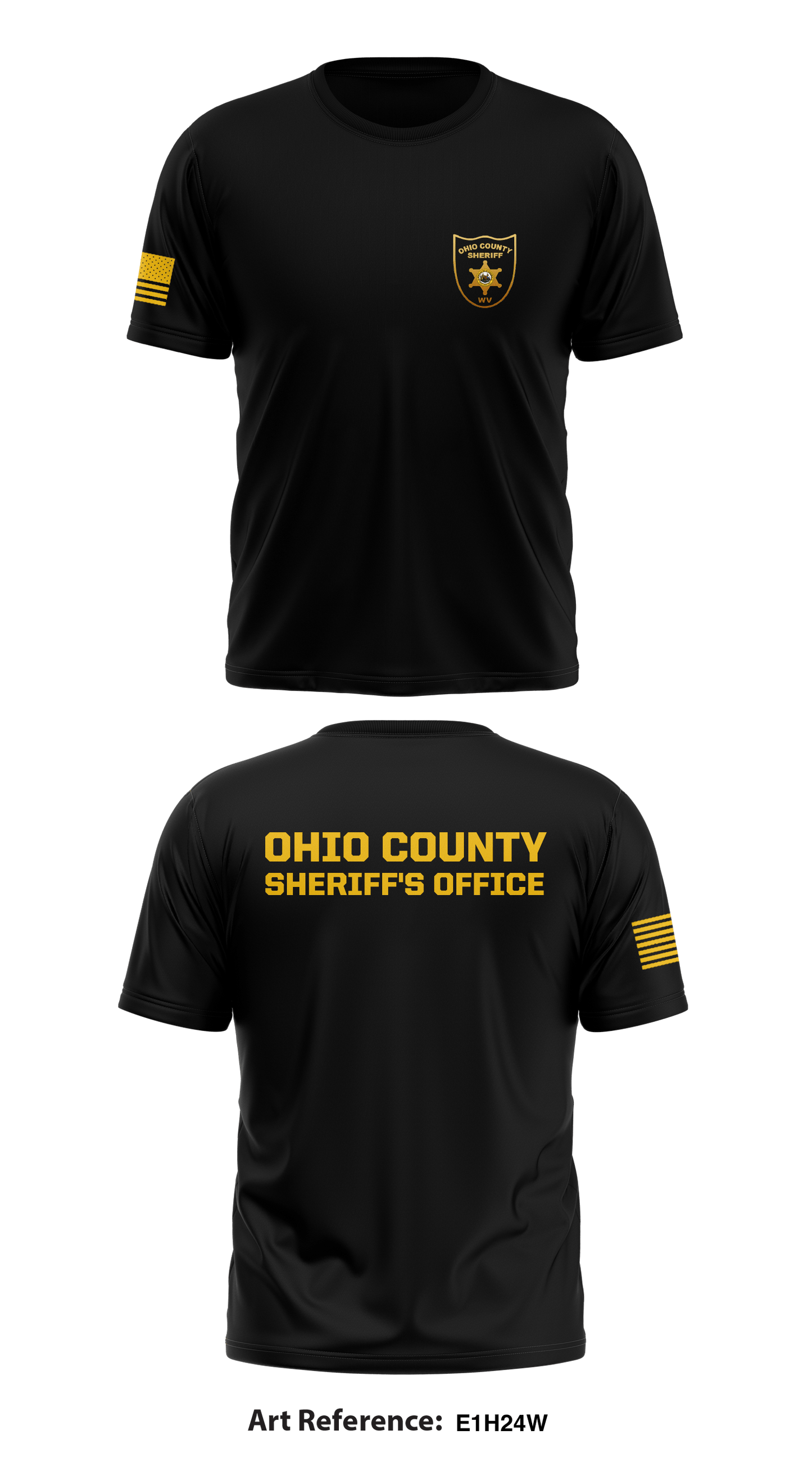 Ohio County Sheriff's Office Store 1 Core Men's SS Performance Tee - E1H24W