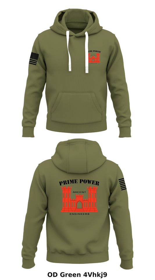 ARCENT ENG PRIME POWER Store 1  Core Men's Hooded Performance Sweatshirt - 4Vhkj9