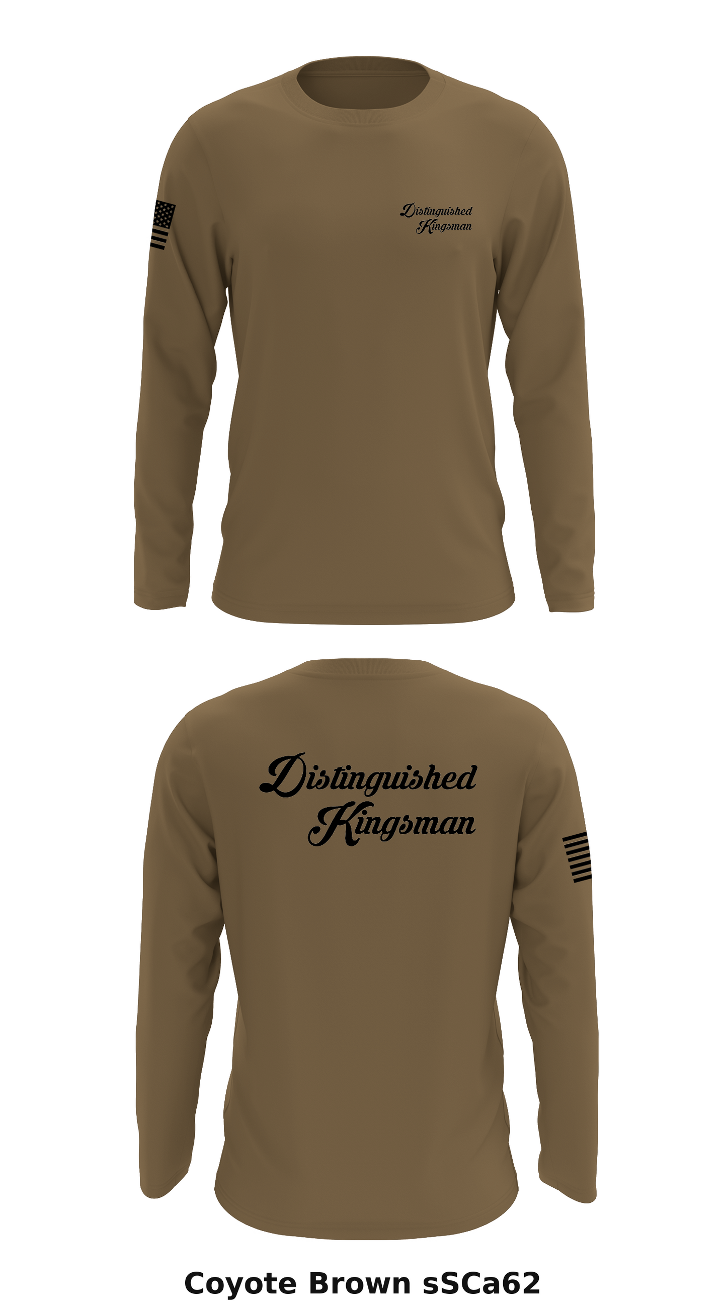 Distinguished Kingsman  Store 1 Core Men's LS Performance Tee - sSCa62