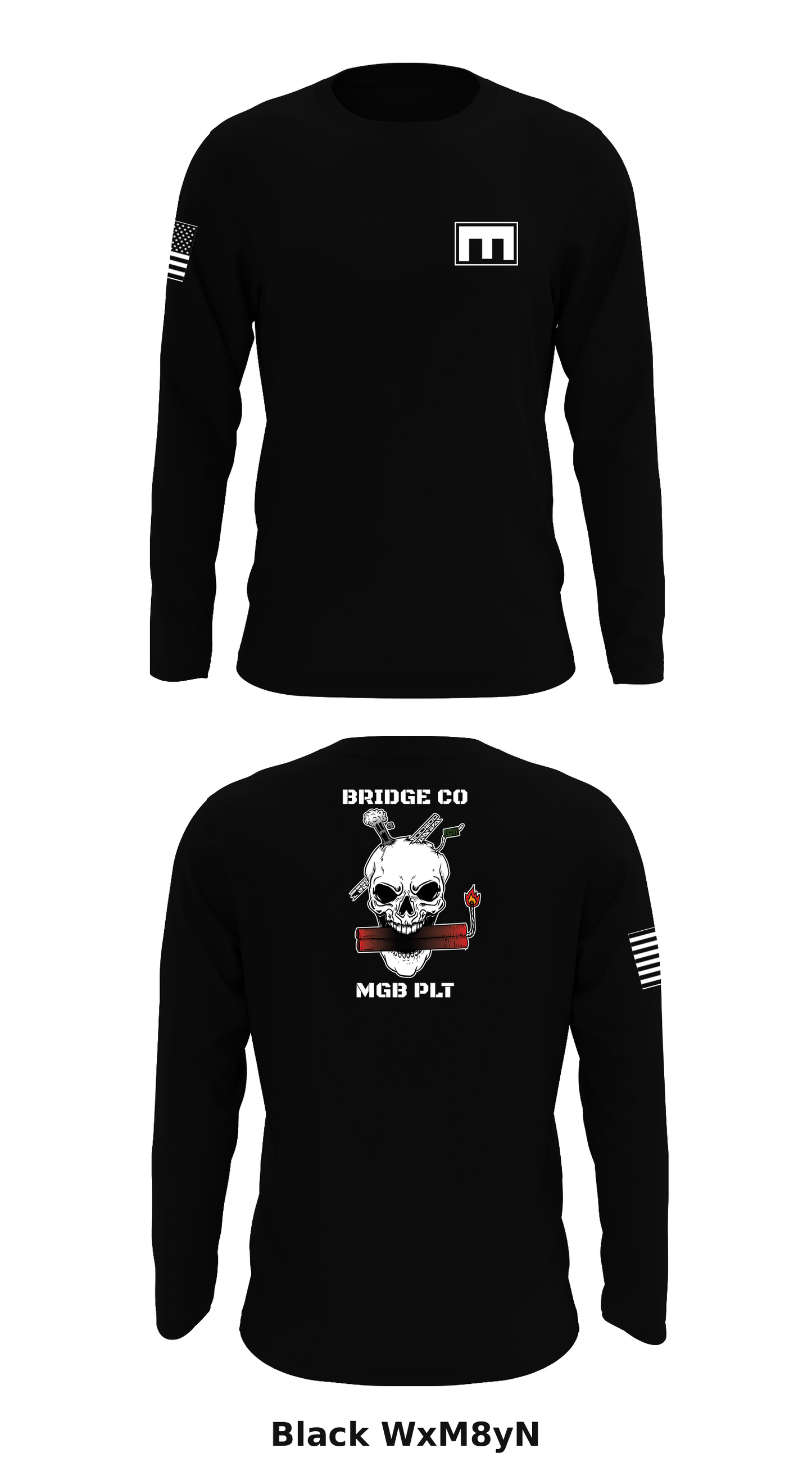 Mgb PLT , Bridge CO, 8th ESb Store 1 Core Men's LS Performance Tee - WxM8yN