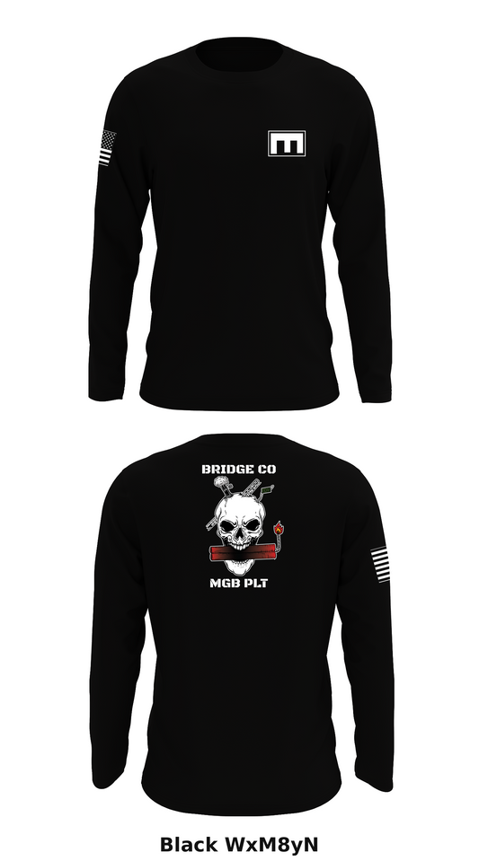 Mgb PLT , Bridge CO, 8th ESb Store 1 Core Men's LS Performance Tee - WxM8yN