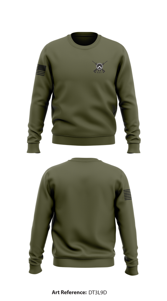 GCRTA Emergency Service Team (EST) Store 1 Core Men's Crewneck Performance Sweatshirt - Dt3L9d