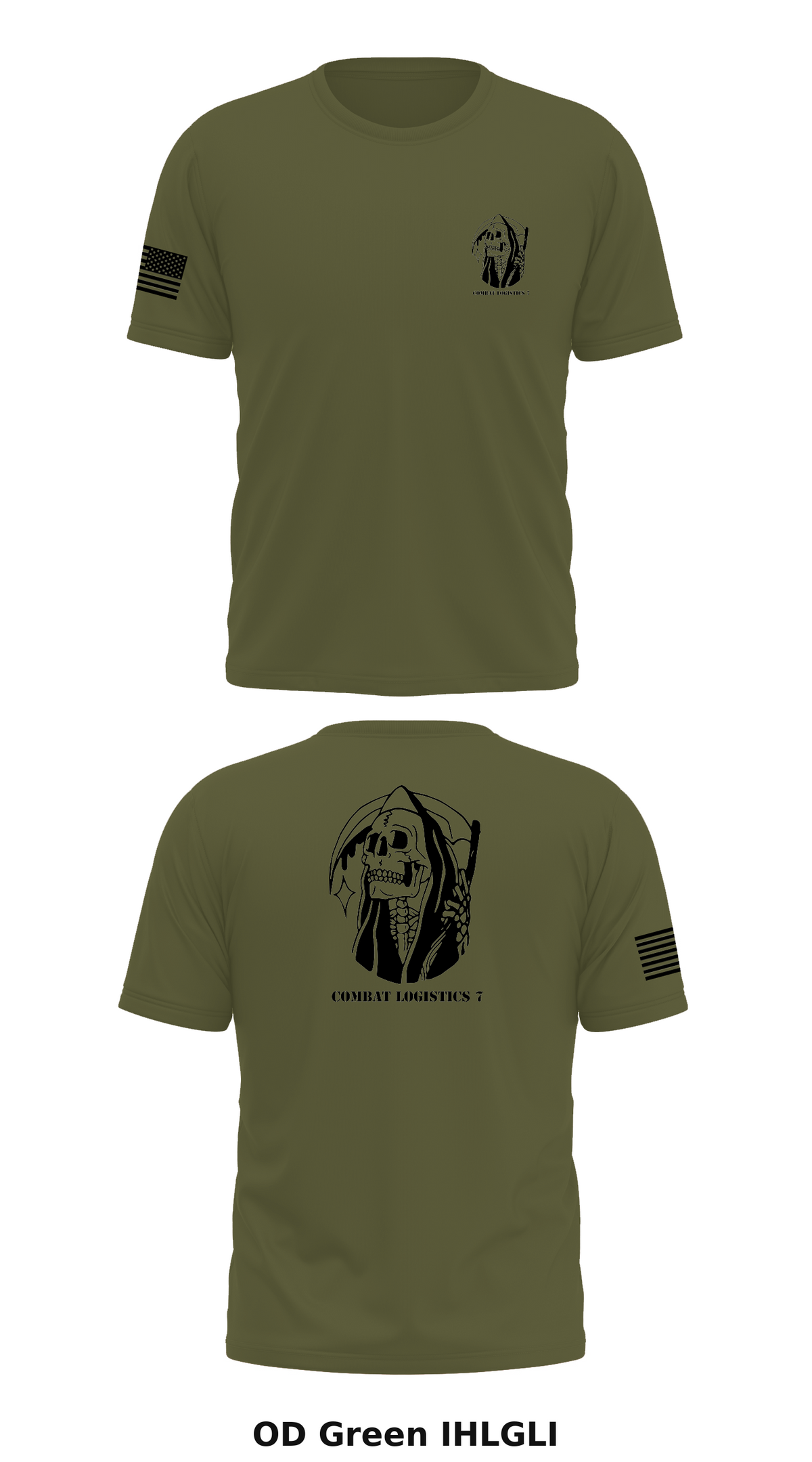 Combat logistics 7  Store 1 Core Men's SS Performance Tee - IHLGLI