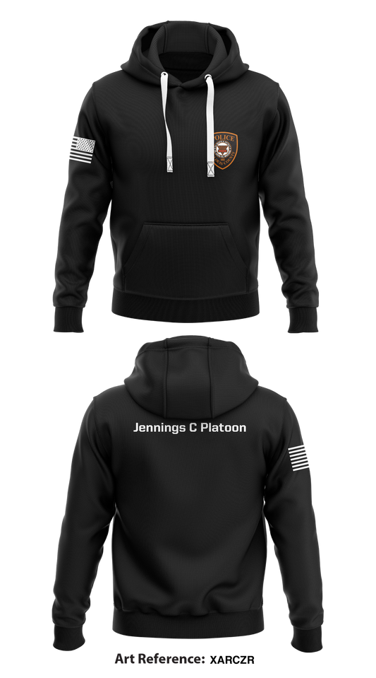 Jennings C Platoon Store 1  Core Men's Hooded Performance Sweatshirt - xArCZR