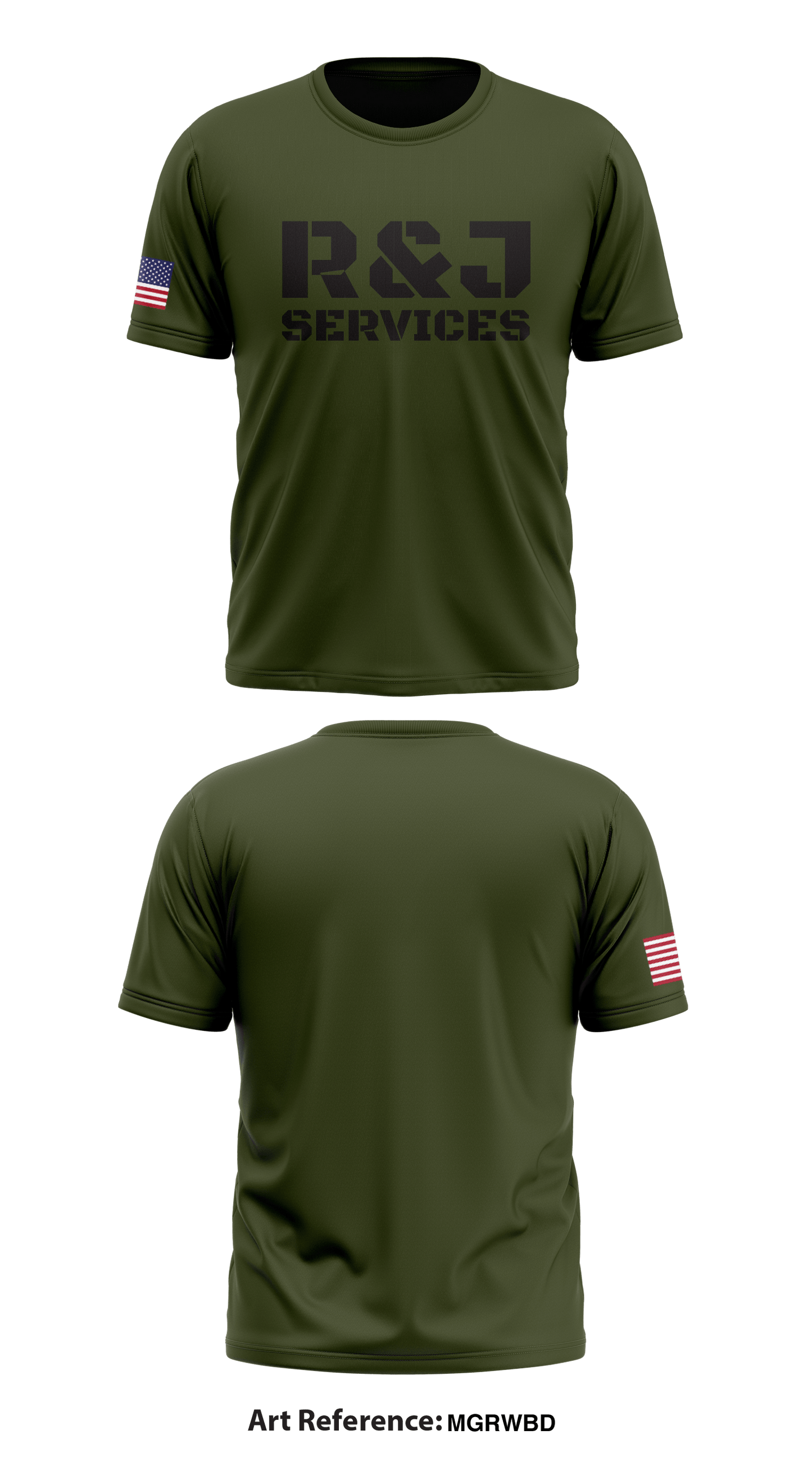 R&j services  Store 1 Core Men's SS Performance Tee - mGRWbd