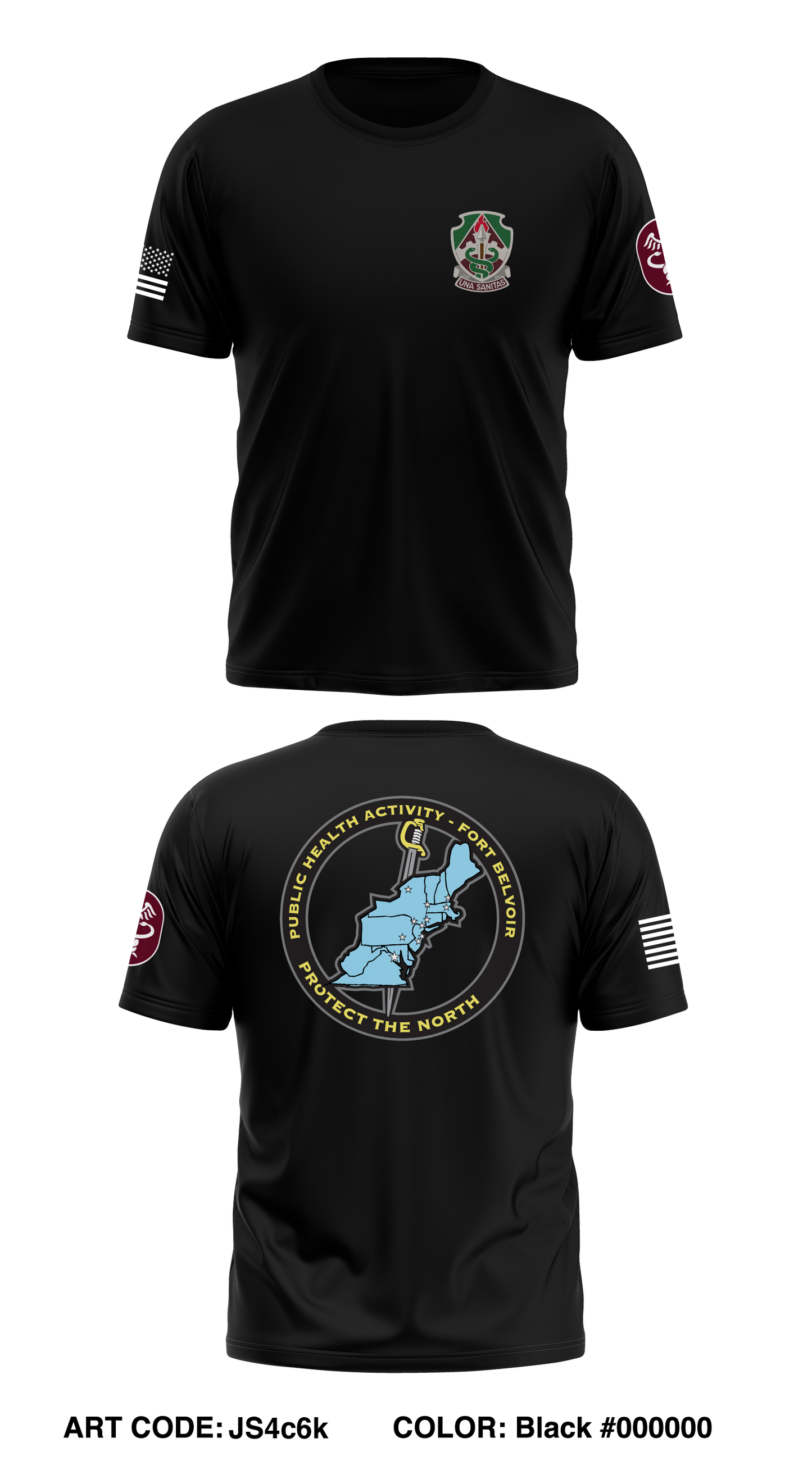 Public Health Activity- Fort Belvoir Store 1 Core Men's SS Performance Tee - JS4c6k