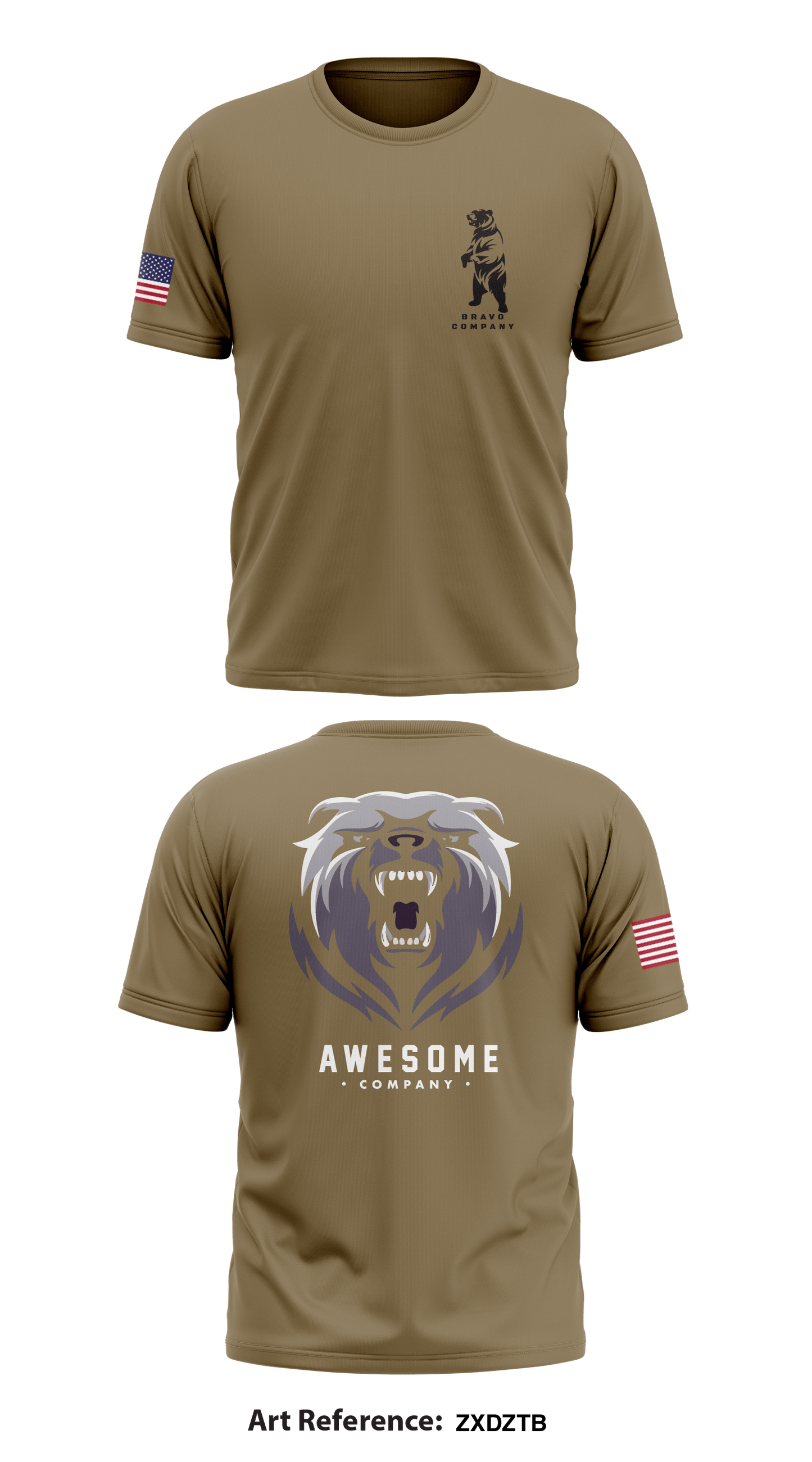 Bravo Company Store 2 Core Men's SS Performance Tee - zXDZTb