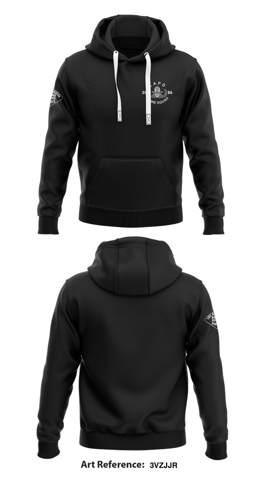 LAPD Bomb Squad Store 1  Core Men's Hooded Performance Sweatshirt - 3VZJJr