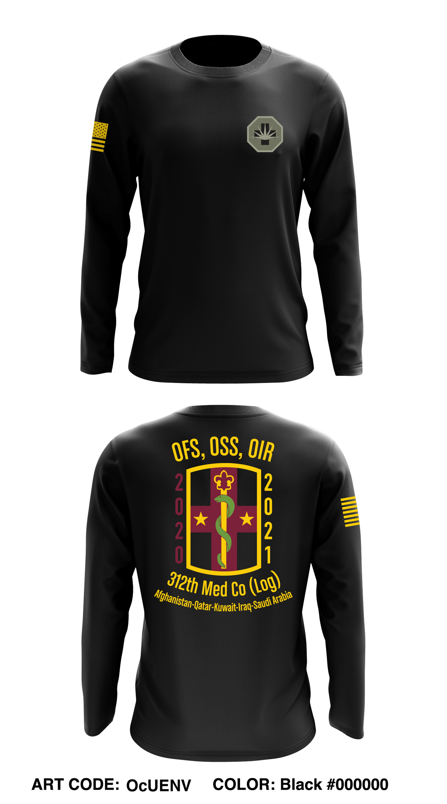 393rd MLC Store 1 Core Men's LS Performance Tee - OcUENV