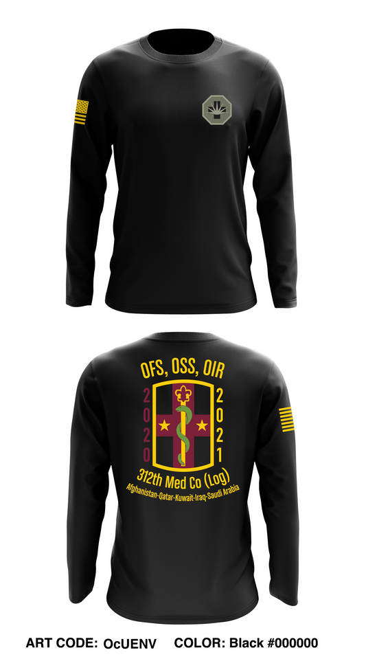 393rd MLC Store 1 Core Men's LS Performance Tee - OcUENV
