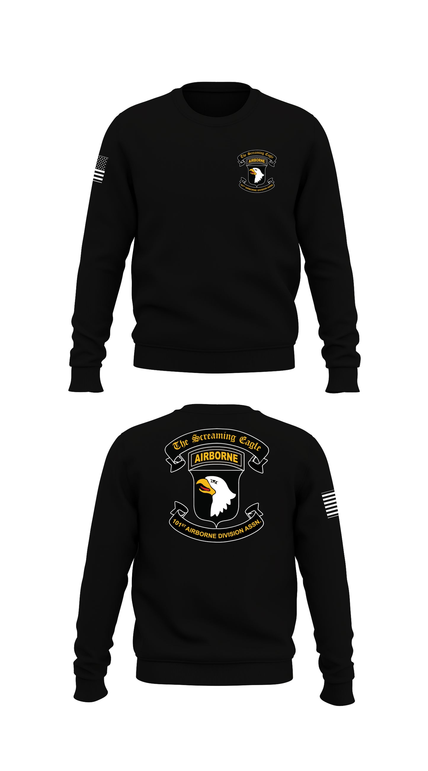 1st Battalion, 26th Infantry Regiment "Blue Spaders" Store 1 Core Men's Crewneck Performance Sweatshirt - 77287956852