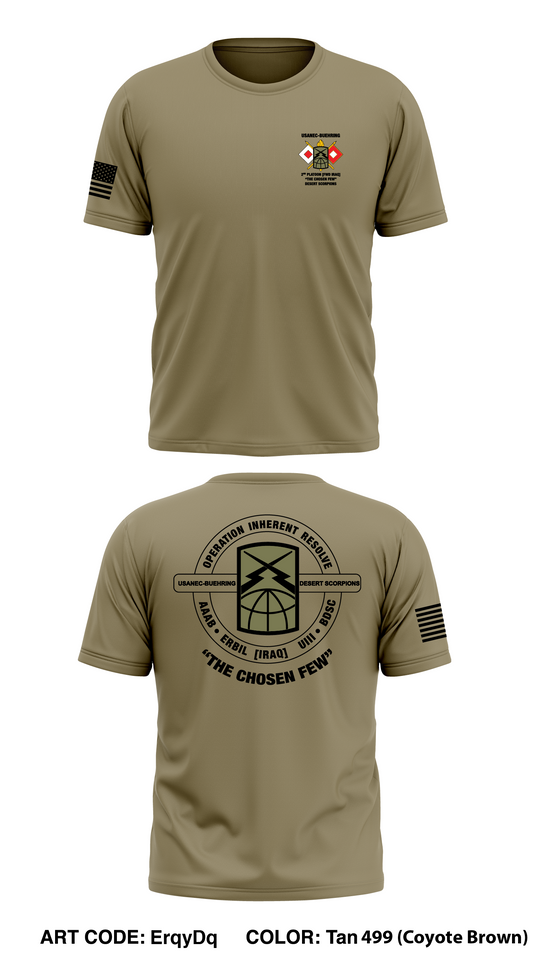 160TH TSB, 54TH SB, USANEC-B 2nd PLT Store 1 Core Men's SS Performance Tee - ErqyDq