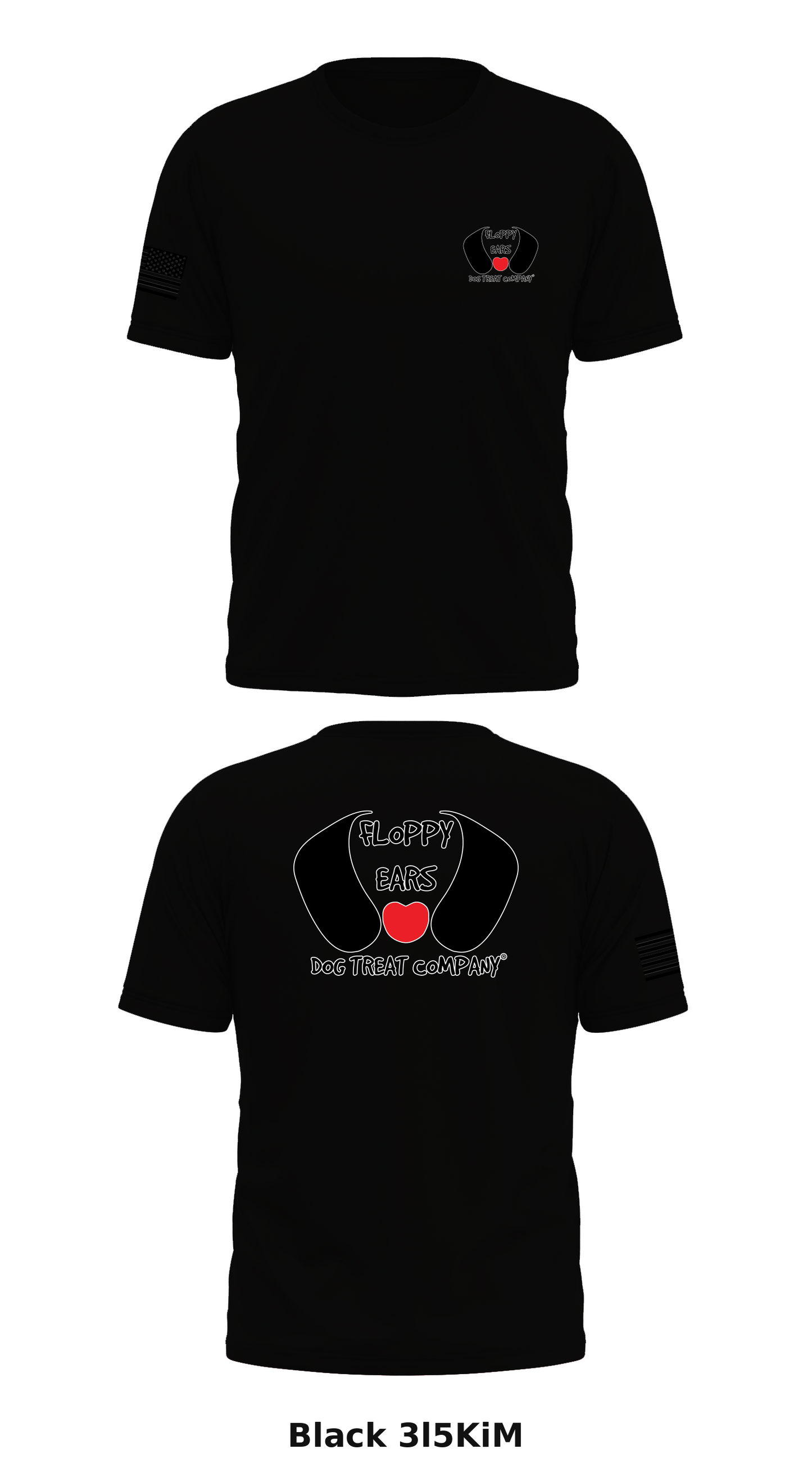 Floppy Ears Dog Treat Company Core Men's SS Performance Tee - 3l5KiM
