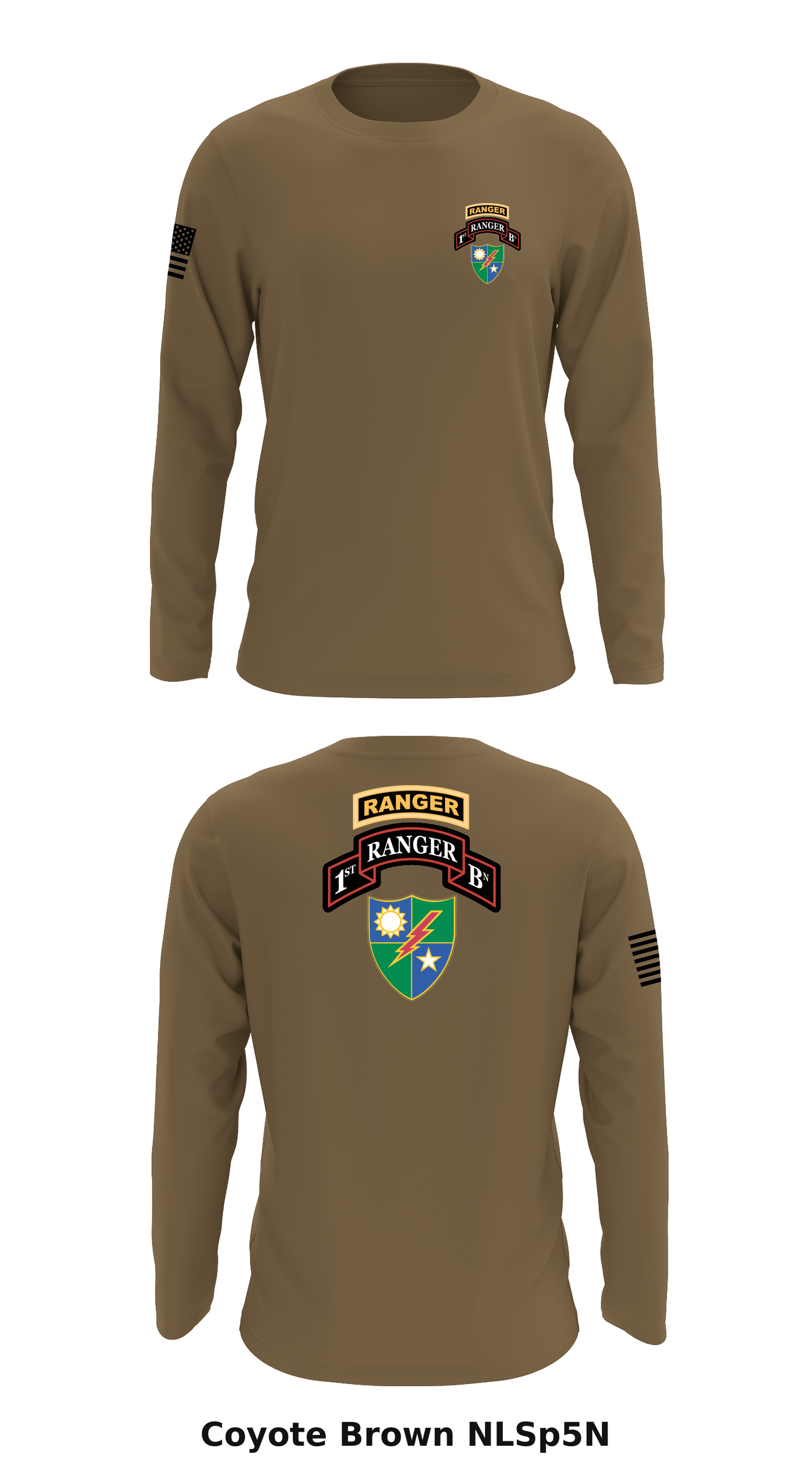 75th rangers  Store 1 Core Men's LS Performance Tee - NLSp5N
