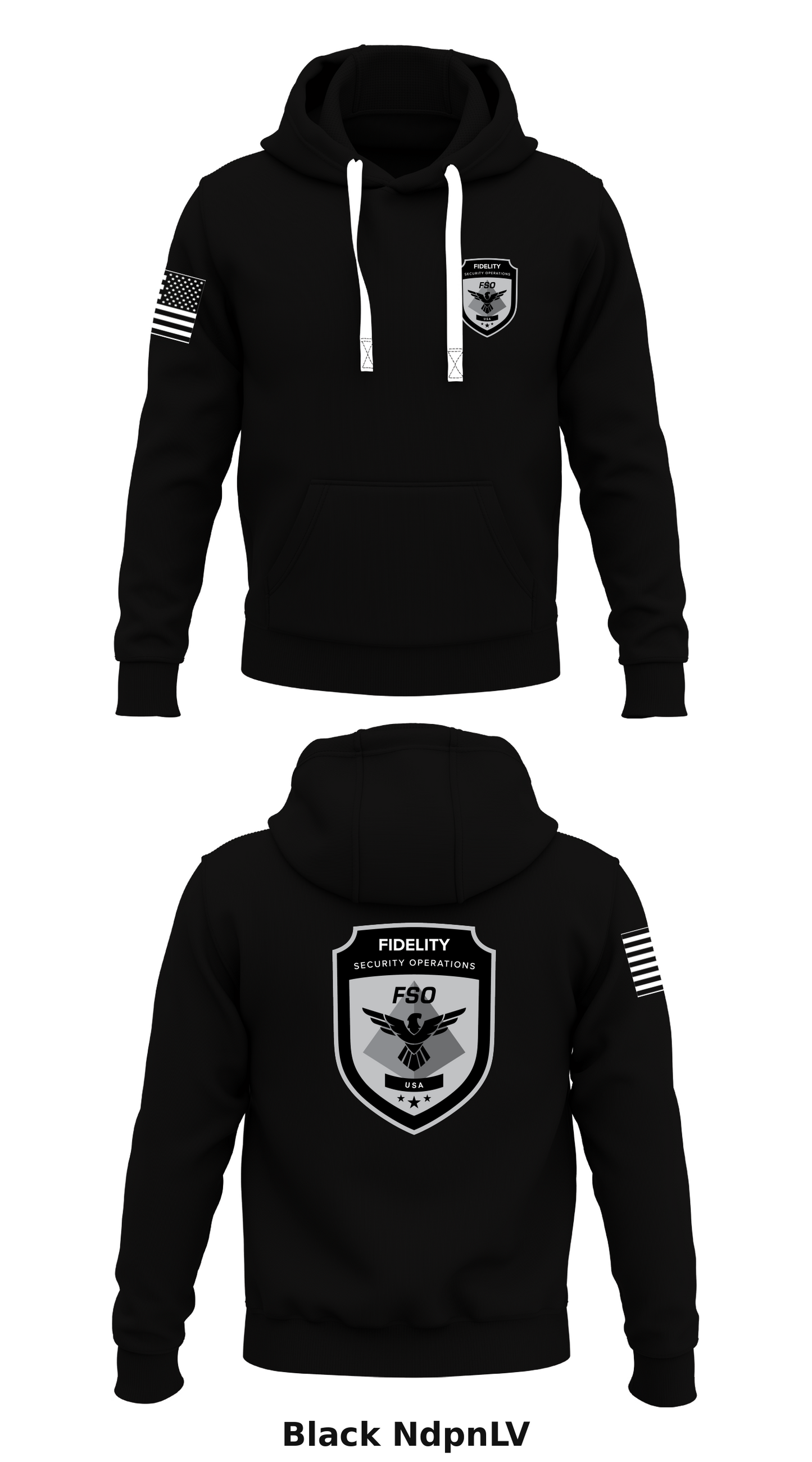 Fedility Security Operations  Store 1  Core Men's Hooded Performance Sweatshirt - NdpnLV