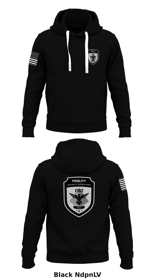 Fedility Security Operations  Store 1  Core Men's Hooded Performance Sweatshirt - NdpnLV