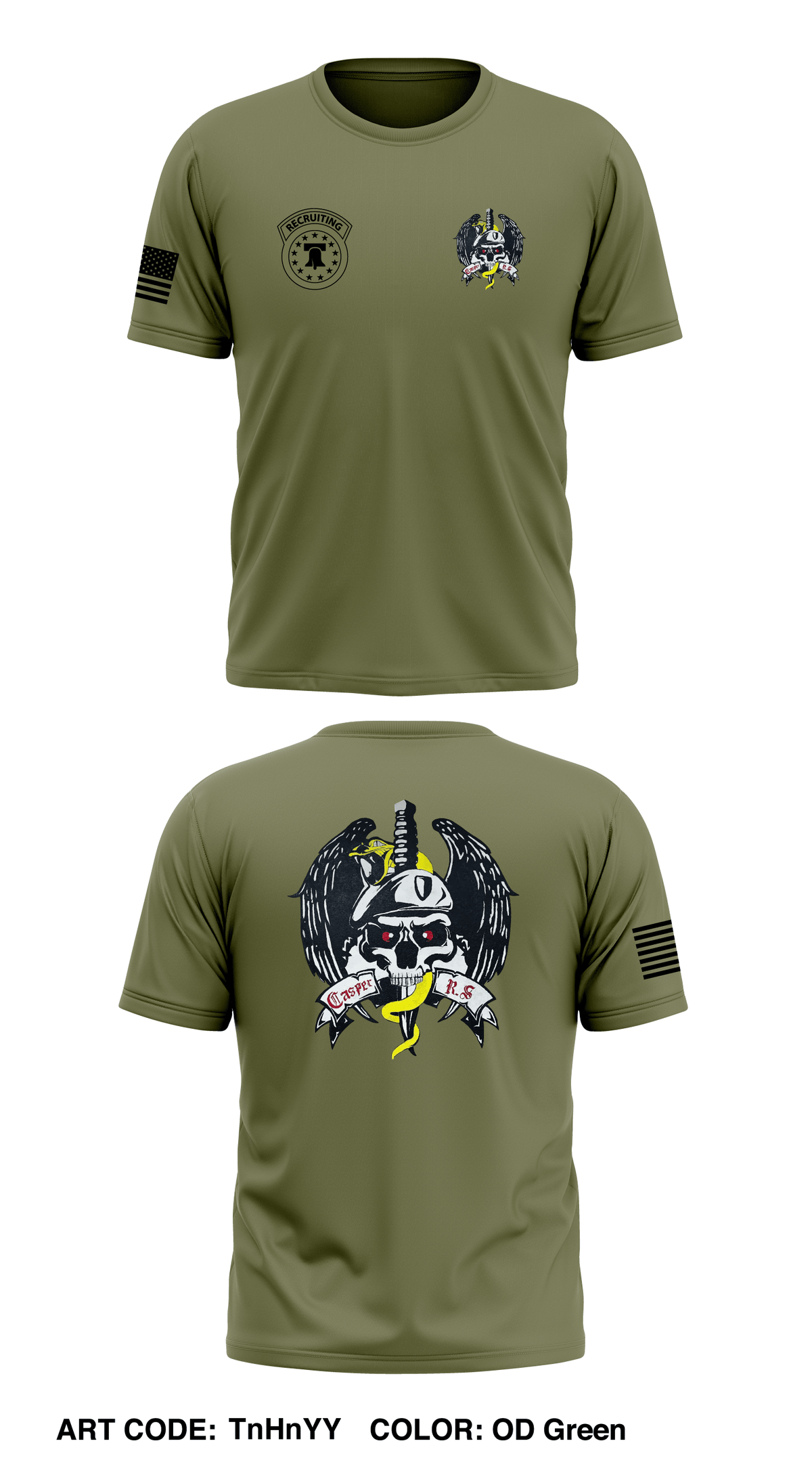 Casper Recruiting Station  Store 1 Core Men's SS Performance Tee - TnHnYY
