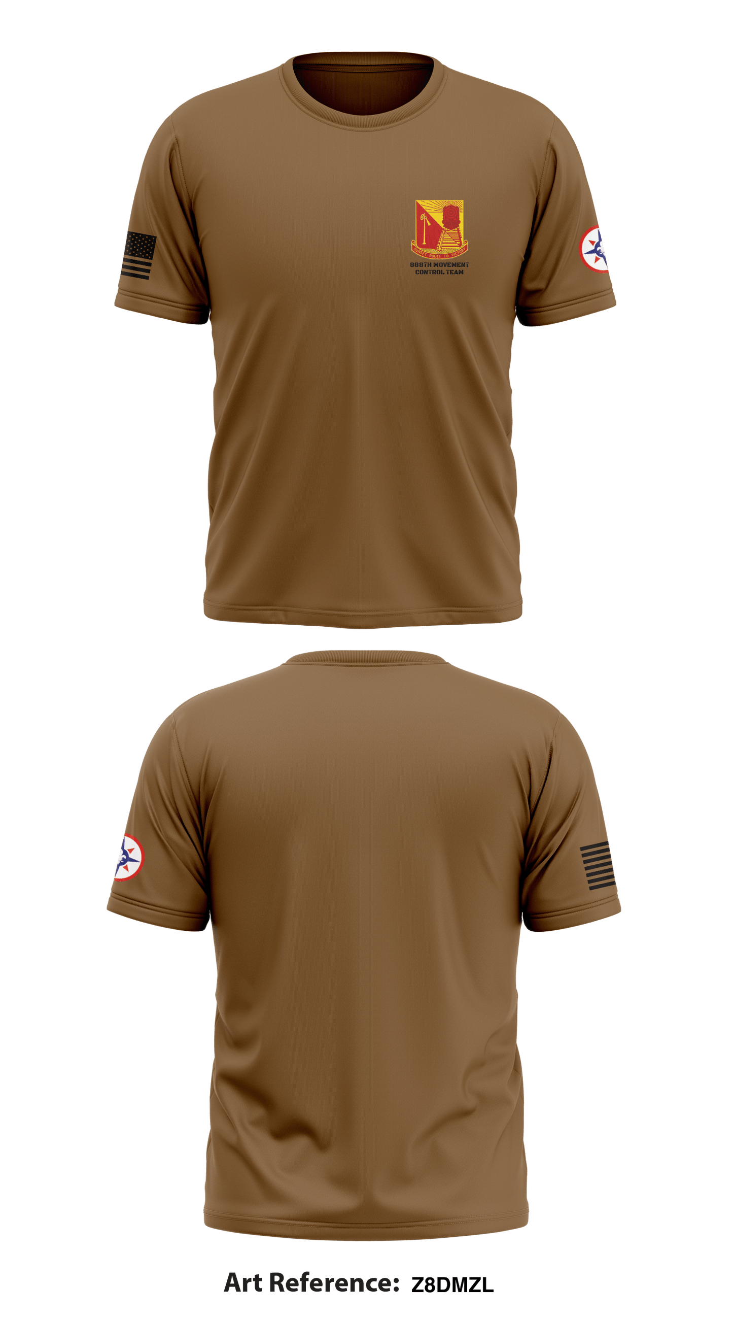 888th Movement Control Team Core Men's SS Performance Tee - Z8dMzL