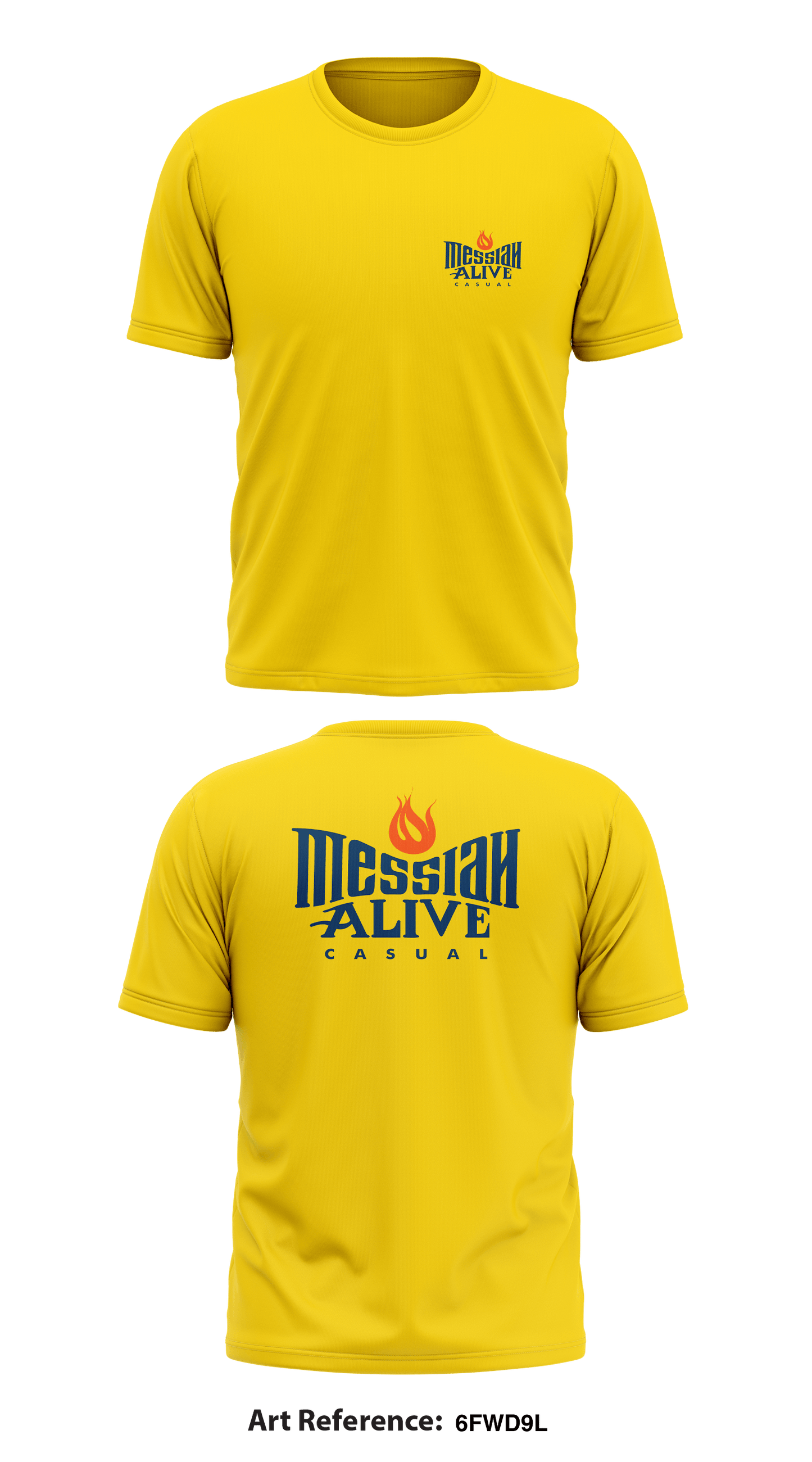 Messiah Alive Store 1 Core Men's SS Performance Tee - 6fwd9L
