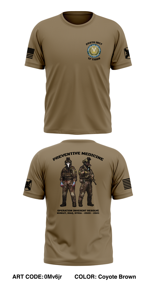 LANG 256th IBCT Store 1 Core Men's SS Performance Tee - 0Mv6jr