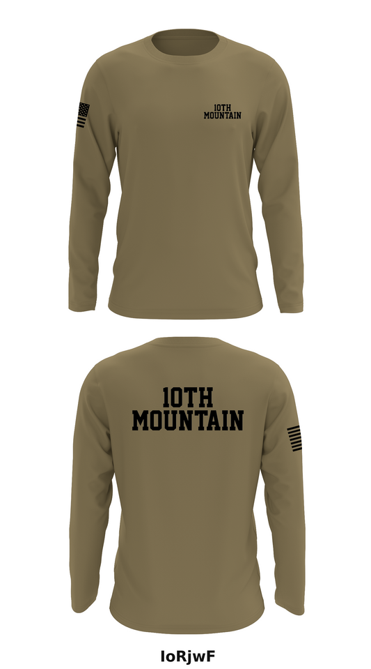 10th mountain Store 1 Core Men's LS Performance Tee - IoRjwF