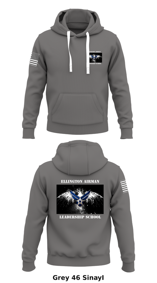 Ellington Airman Leadership School  Store 1  Core Men's Hooded Performance Sweatshirt - SinayI