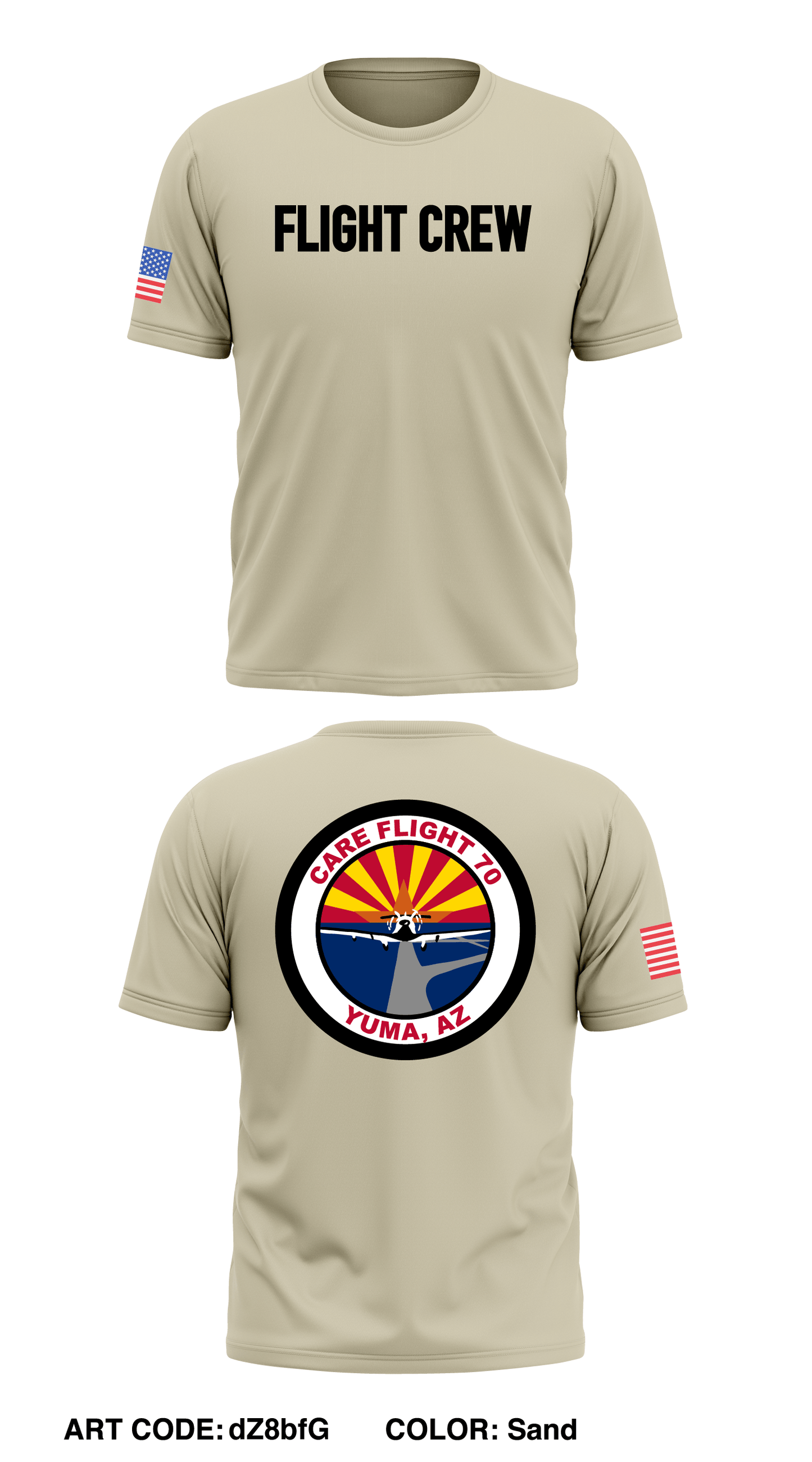 TriState CareFlight 70 Store 1 Core Men's SS Performance Tee - dZ8bfG