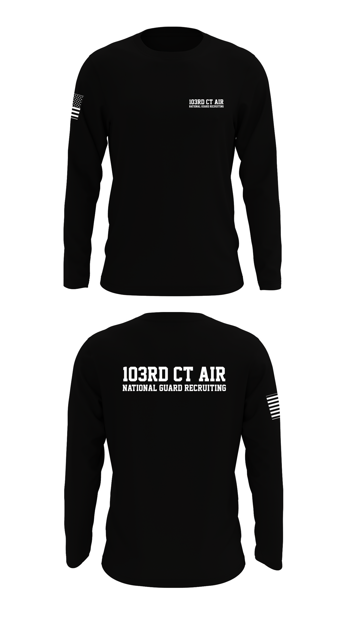 103rd CT Air National Guard Recruting Store 1 Core Men's LS Performance Tee - 52291124876