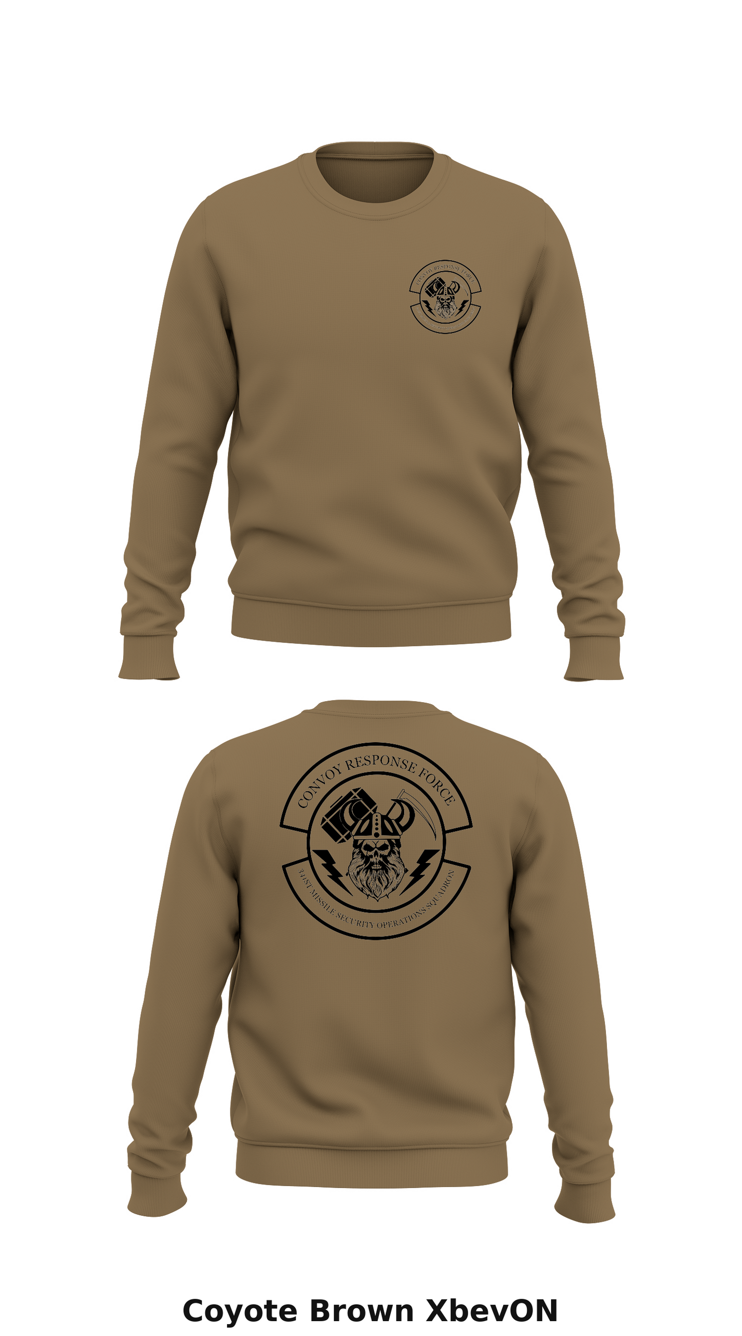 341 MSOS/CRF Store 1 Core Men's Crewneck Performance Sweatshirt - XbevON