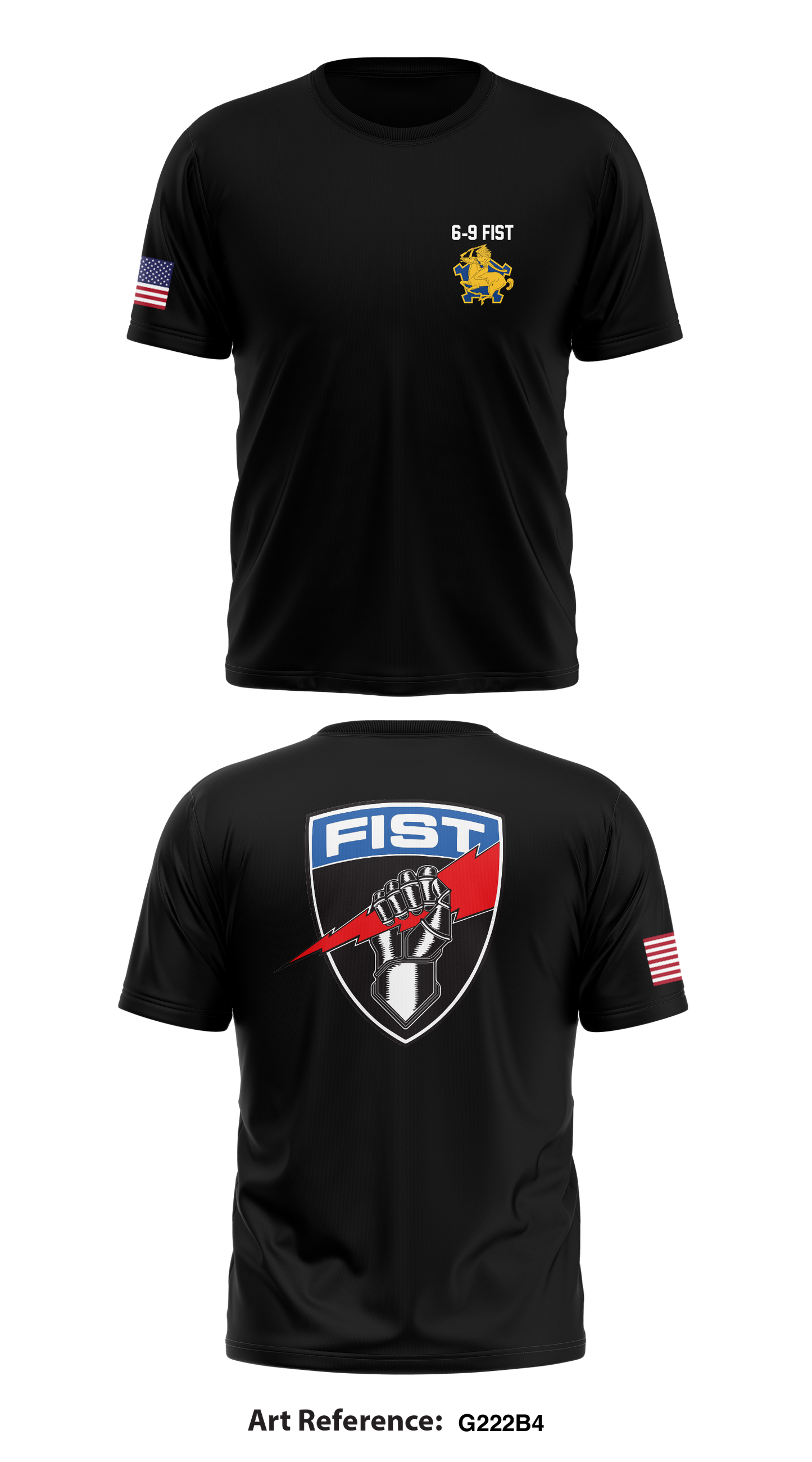 HHB 2/82 FA BN 3rd BDE Store 1 Core Men's SS Performance Tee - g222b4