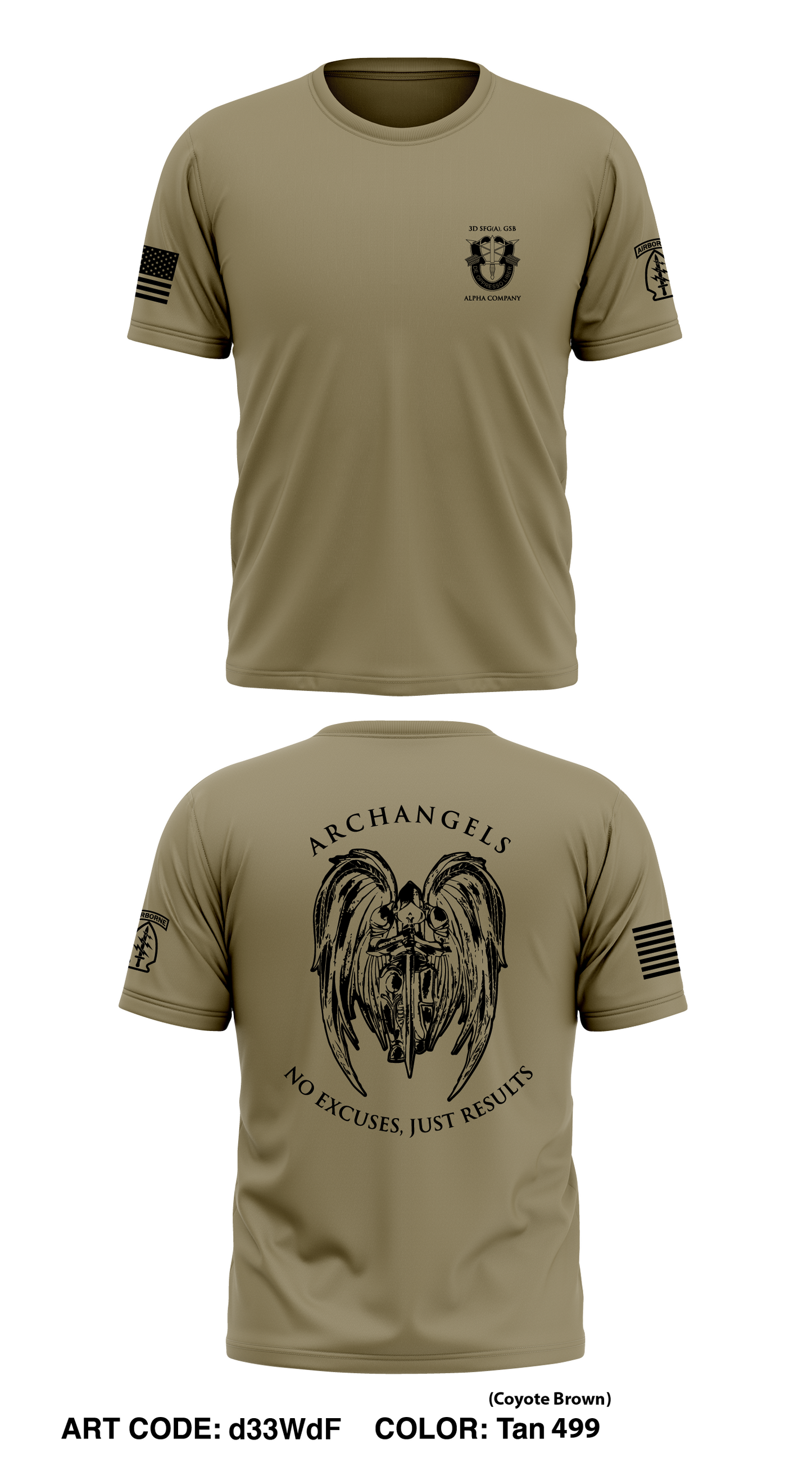 A Co. 3D SFG(A) GSB Store 1 Core Men's SS Performance Tee - d33WdF