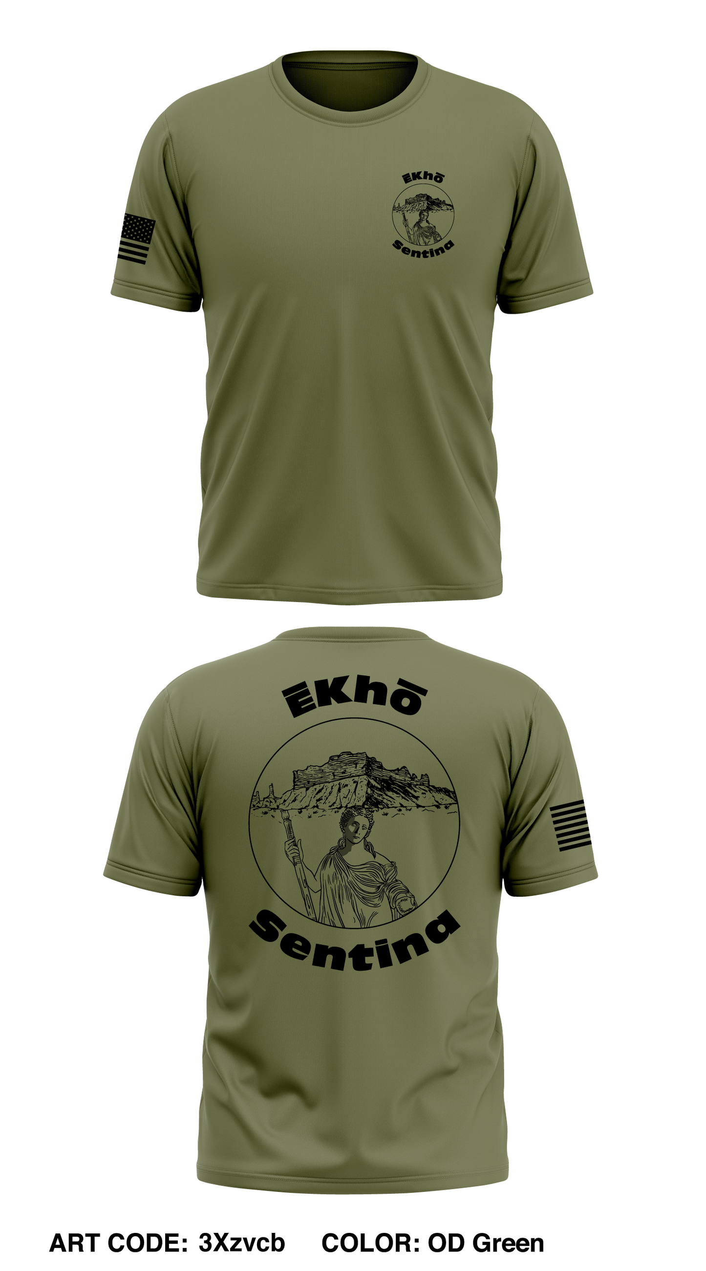 75th Sentinels  Store 1 Core Men's SS Performance Tee - 3Xzvcb