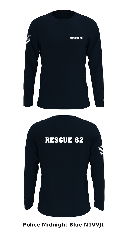 Rescue 62 Store 1 Core Men's LS Performance Tee - N1VVJt