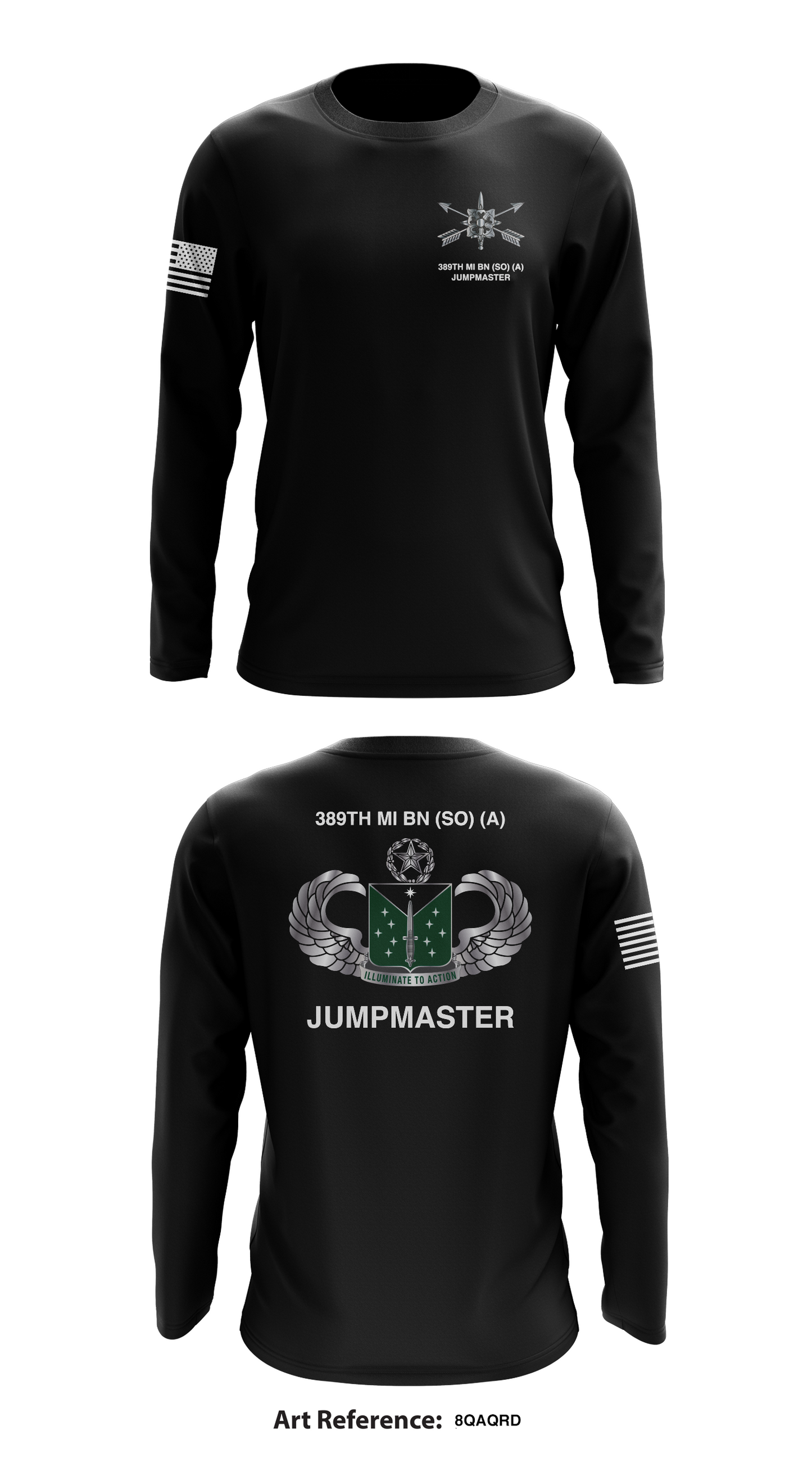 389TH MI BN (SO) (A) Store 1 Core Men's LS Performance Tee - 8QaQrD