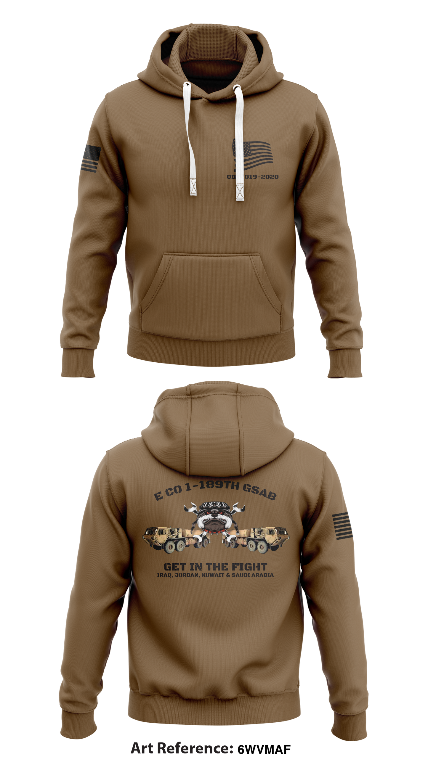 E Co 1-189th GSAB  Store 1  Core Men's Hooded Performance Sweatshirt - 6wVMAF