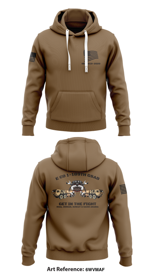 E Co 1-189th GSAB  Store 1  Core Men's Hooded Performance Sweatshirt - 6wVMAF