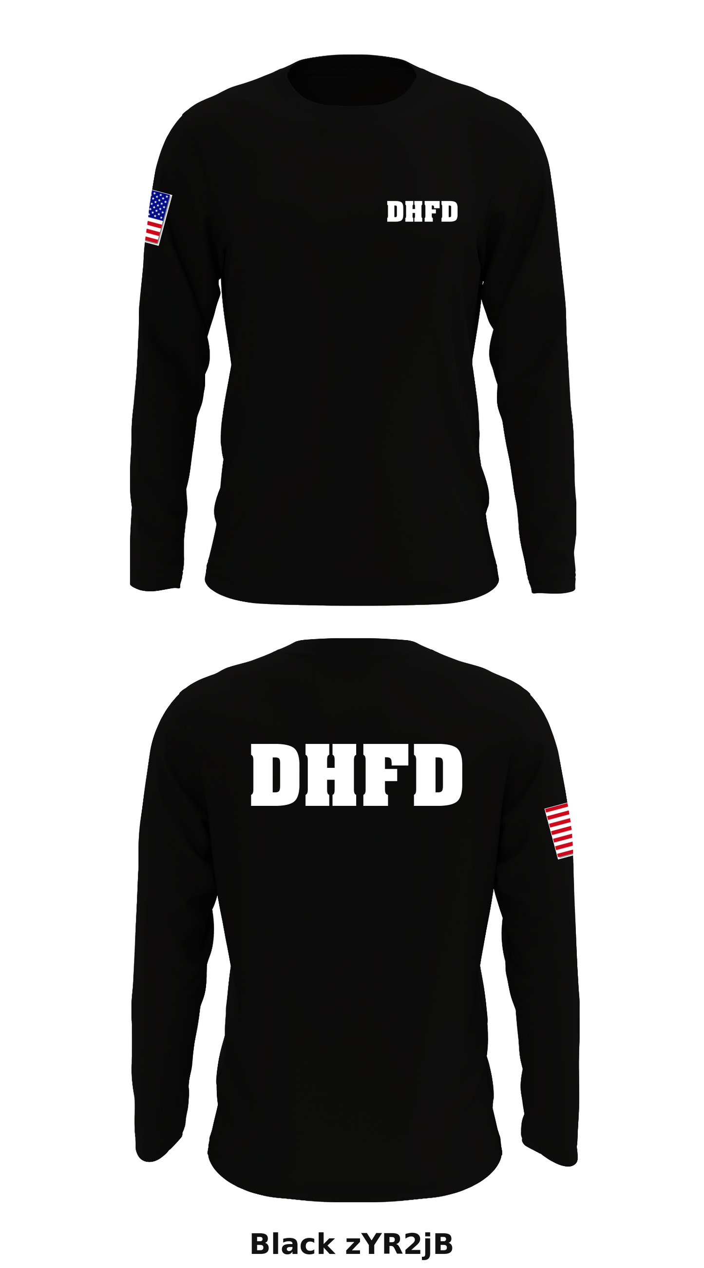 DHFD Store 1 Core Men's LS Performance Tee - zYR2jB