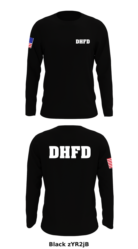 DHFD Store 1 Core Men's LS Performance Tee - zYR2jB