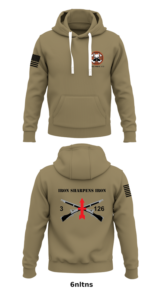 3 BN 126th  Store 1  Core Men's Hooded Performance Sweatshirt - 6nltns