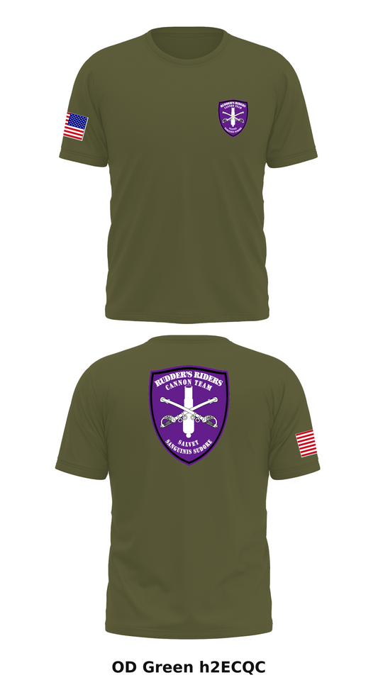 Rudder's Ridder's Cannon Crew Store 1 Core Men's SS Performance Tee - h2ECQC