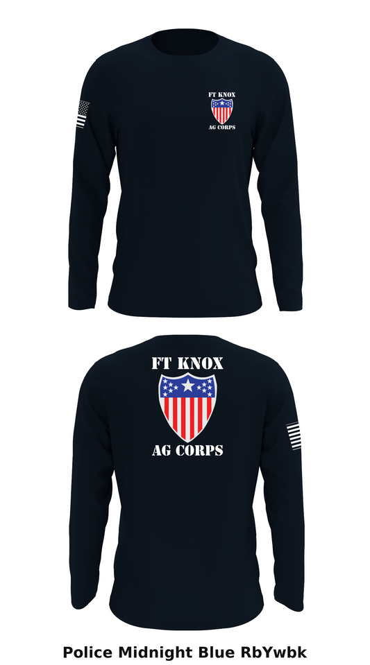 Ft Knox AG Corps Store 1 Core Men's LS Performance Tee - RbYwbk