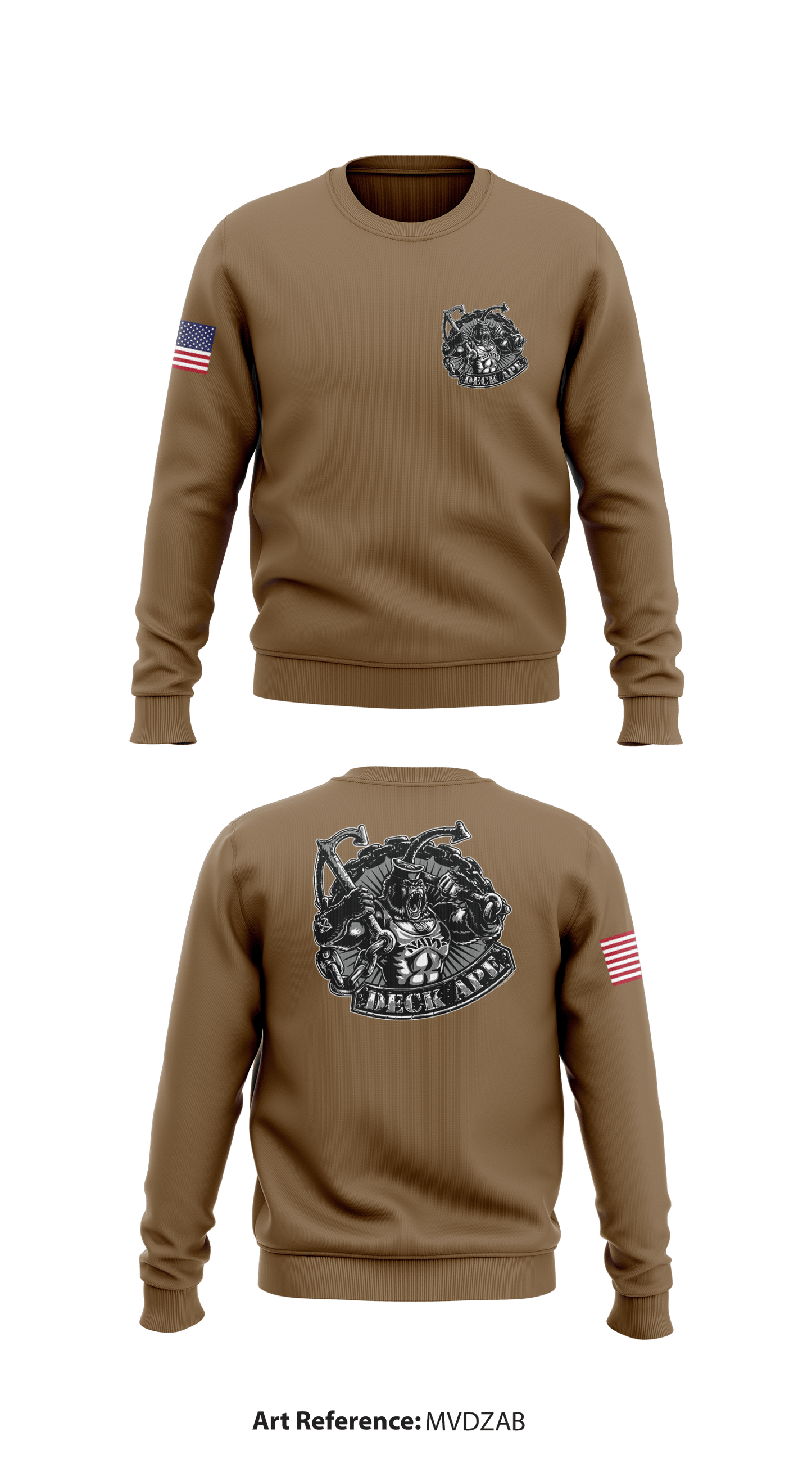 DECK  Store 1 Core Men's Crewneck Performance Sweatshirt - mvdZaB