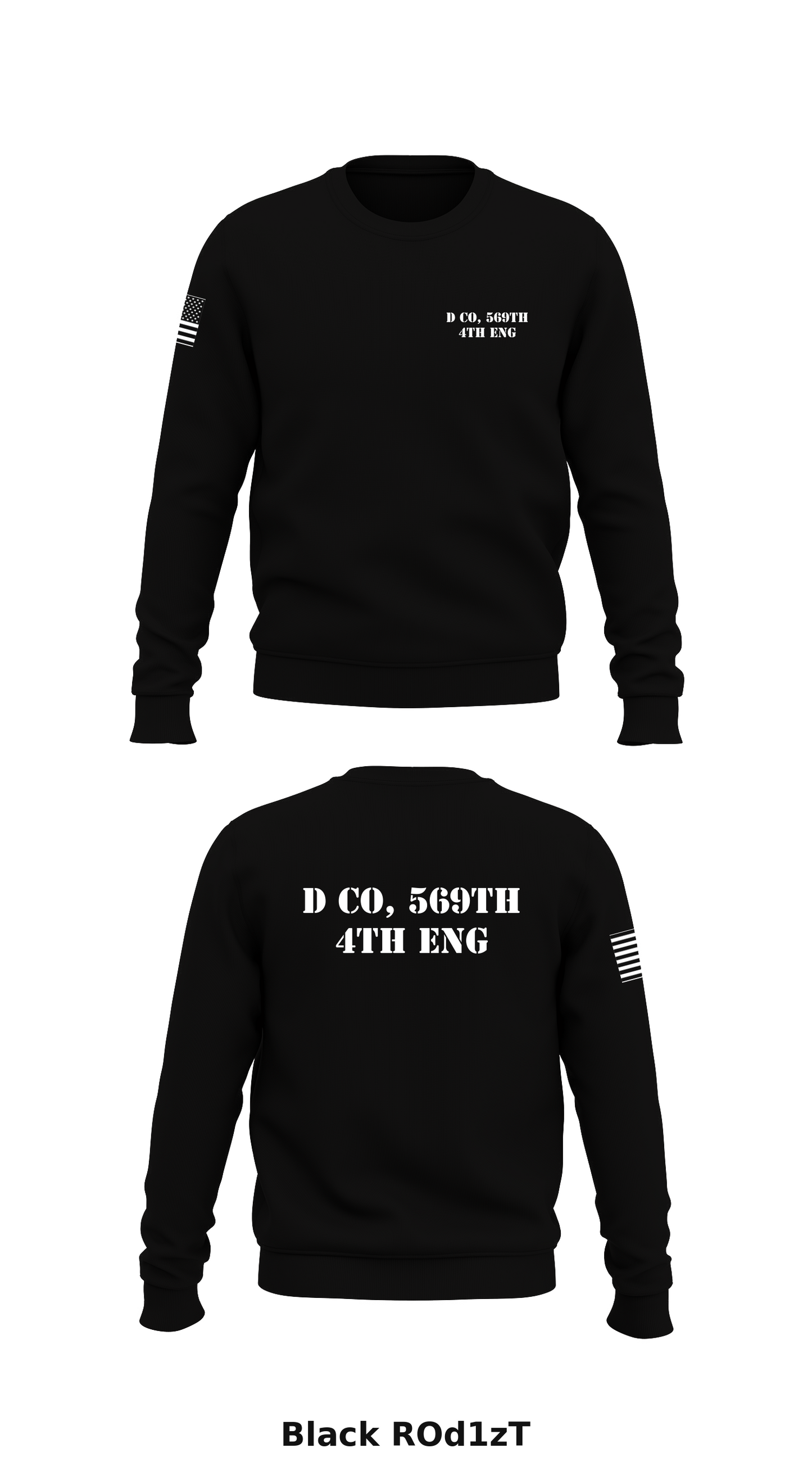 D Co, 569th 4th ENG Store 1 Core Men's Crewneck Performance Sweatshirt - ROd1zT